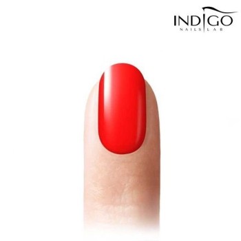 NEON RED GEL POLISH 7 ML, LAKIER HYBRYDOWY