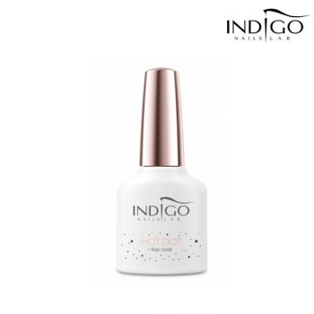 HOT DOT TOP COAT 7ML, CZARNA DROBINKA