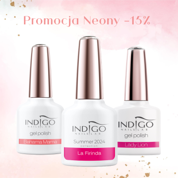 PROMOCJA - 15% NA WYBRANE NEONOWE LAKIERY HYBRYDOWE